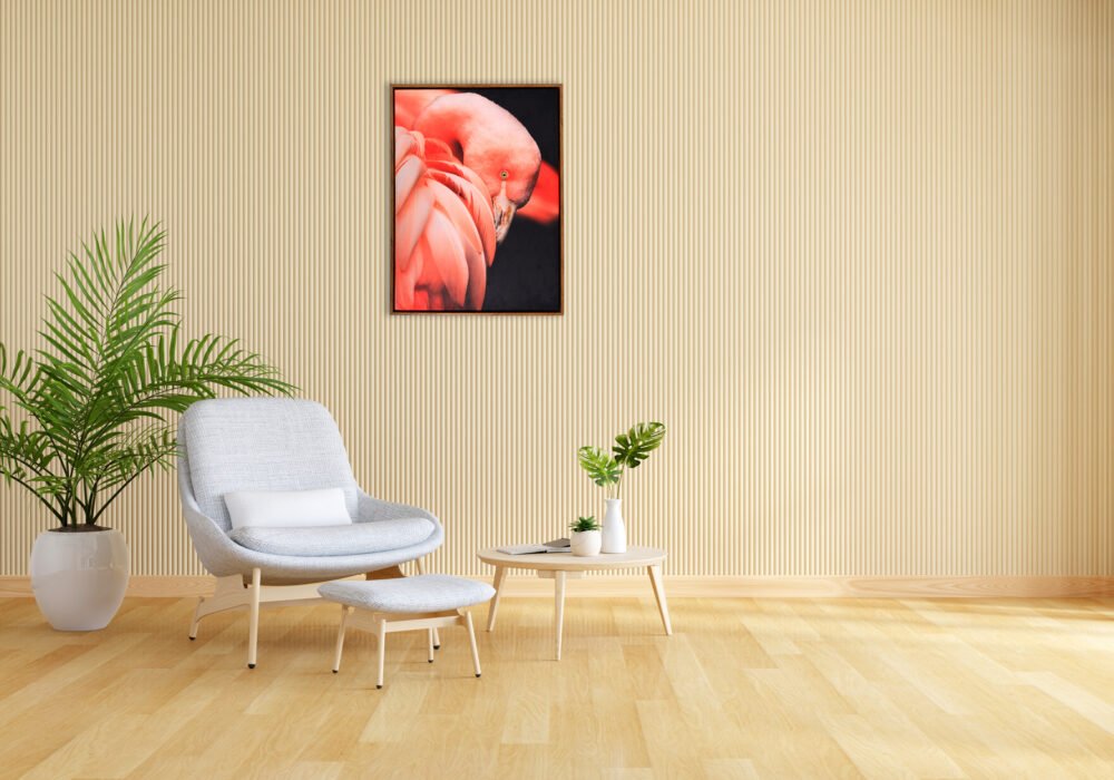 Pink Bird Canvas Photo Frame - Image 3