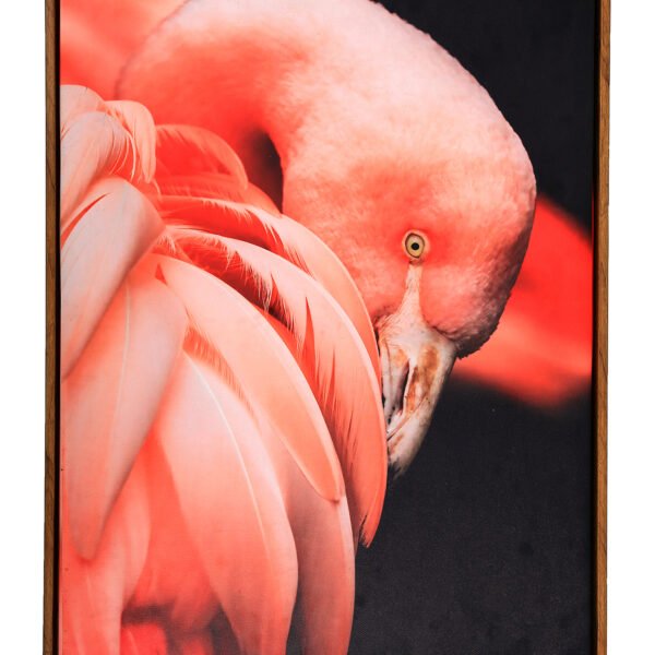Pink Bird Canvas Photo Frame
