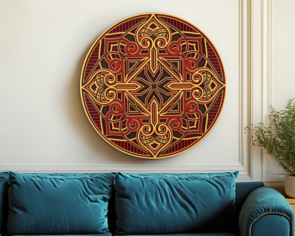 Whorl of Creation Antique Wall Art
