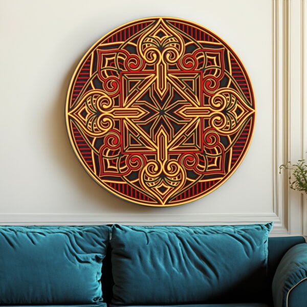 Whorl of Creation Antique Wall Art