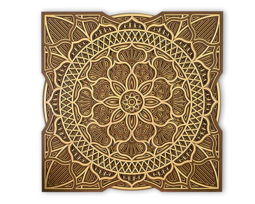 Geometric Aura  Antique Wall Art - Image 2