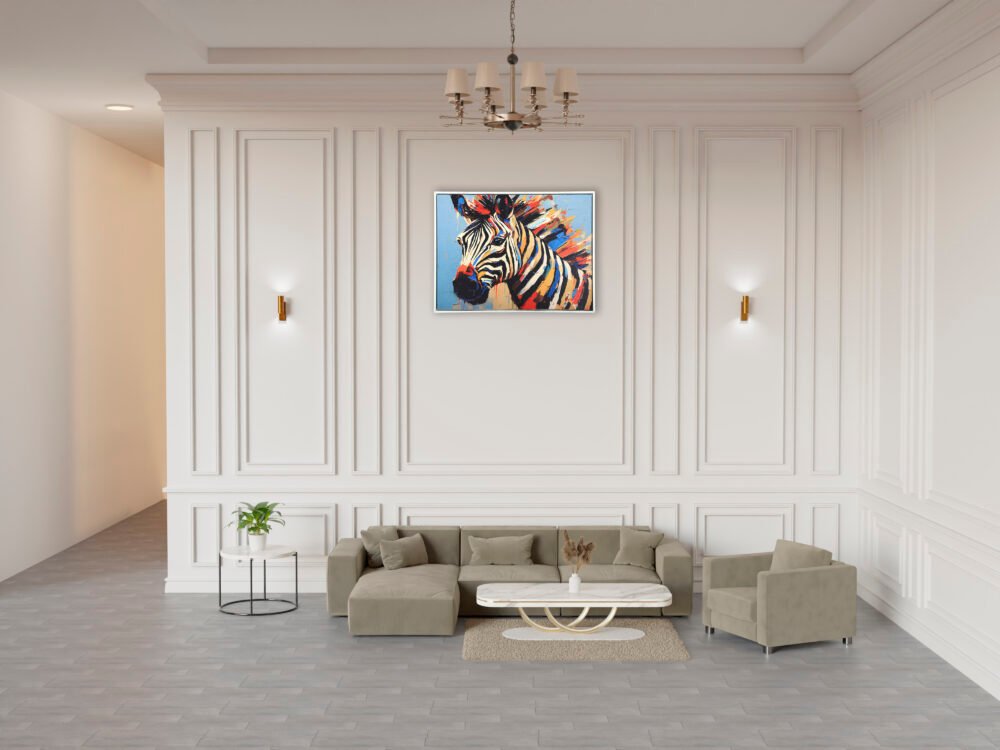 Zebra Canvas Photo Frame - Image 3
