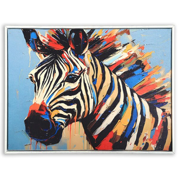 Zebra Canvas Photo Frame