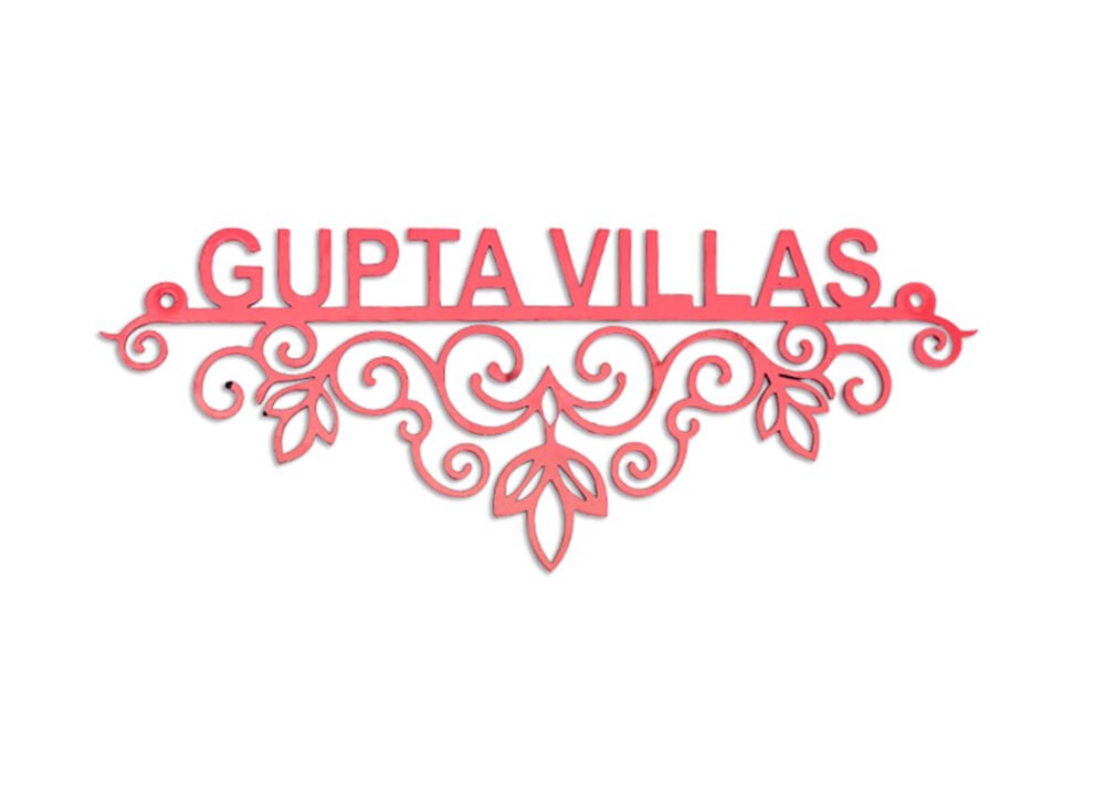 Gupta Villas Name Plate