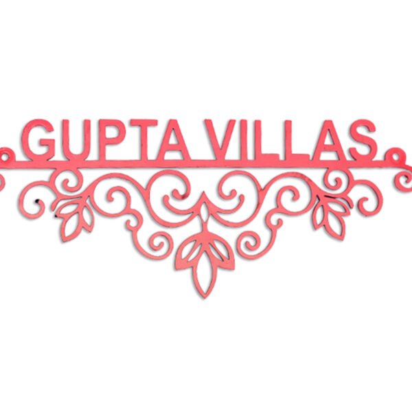 Gupta Villas Name Plate