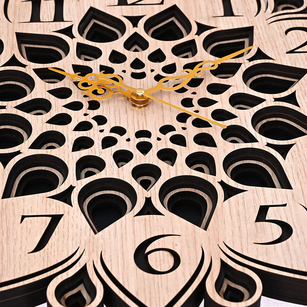 Floral Eternity Antique Wall Clock - Image 5