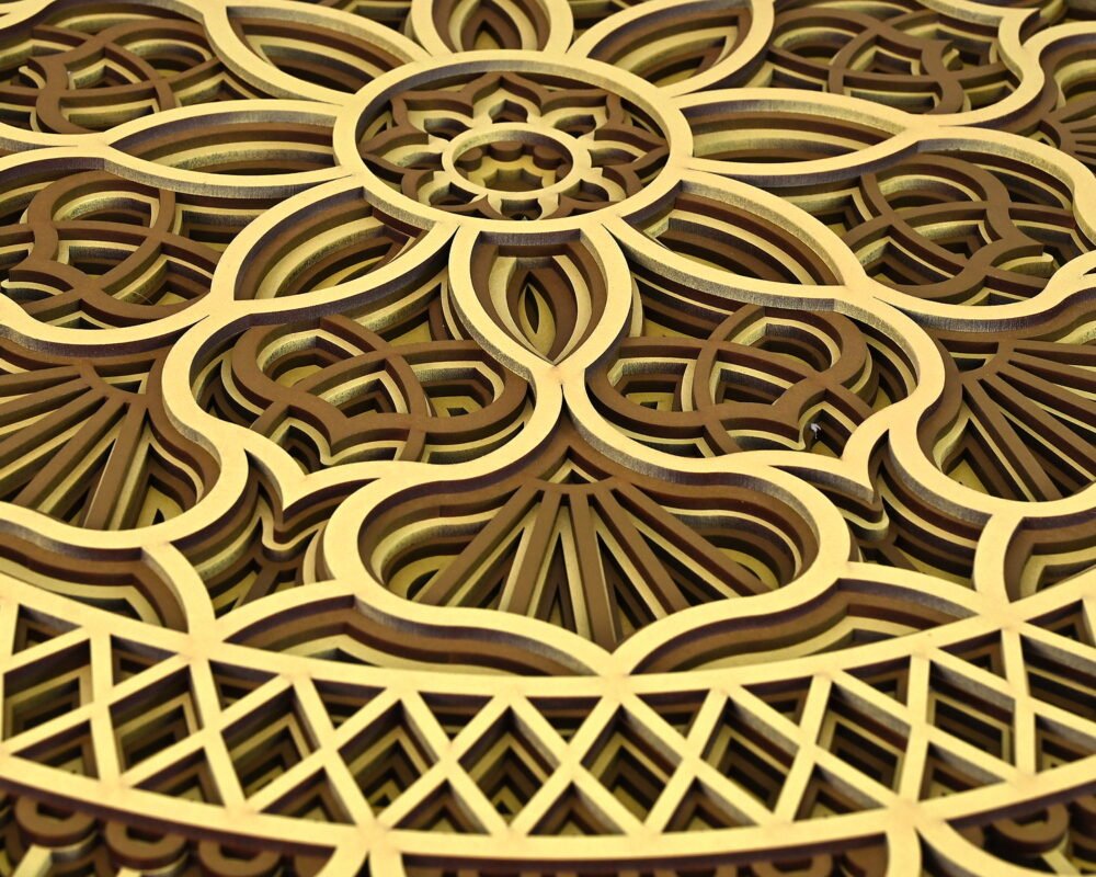 Geometric Aura  Antique Wall Art - Image 4