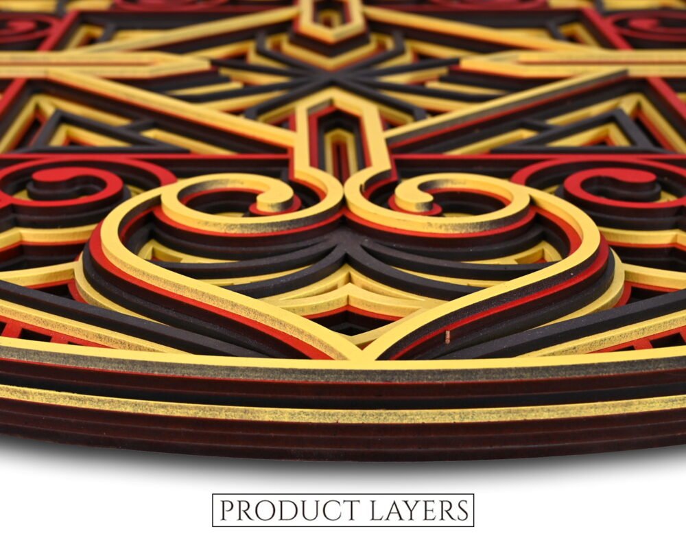 Whorl of Creation Antique Wall Art - Image 8