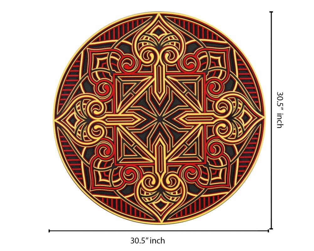 Whorl of Creation Antique Wall Art - Image 5