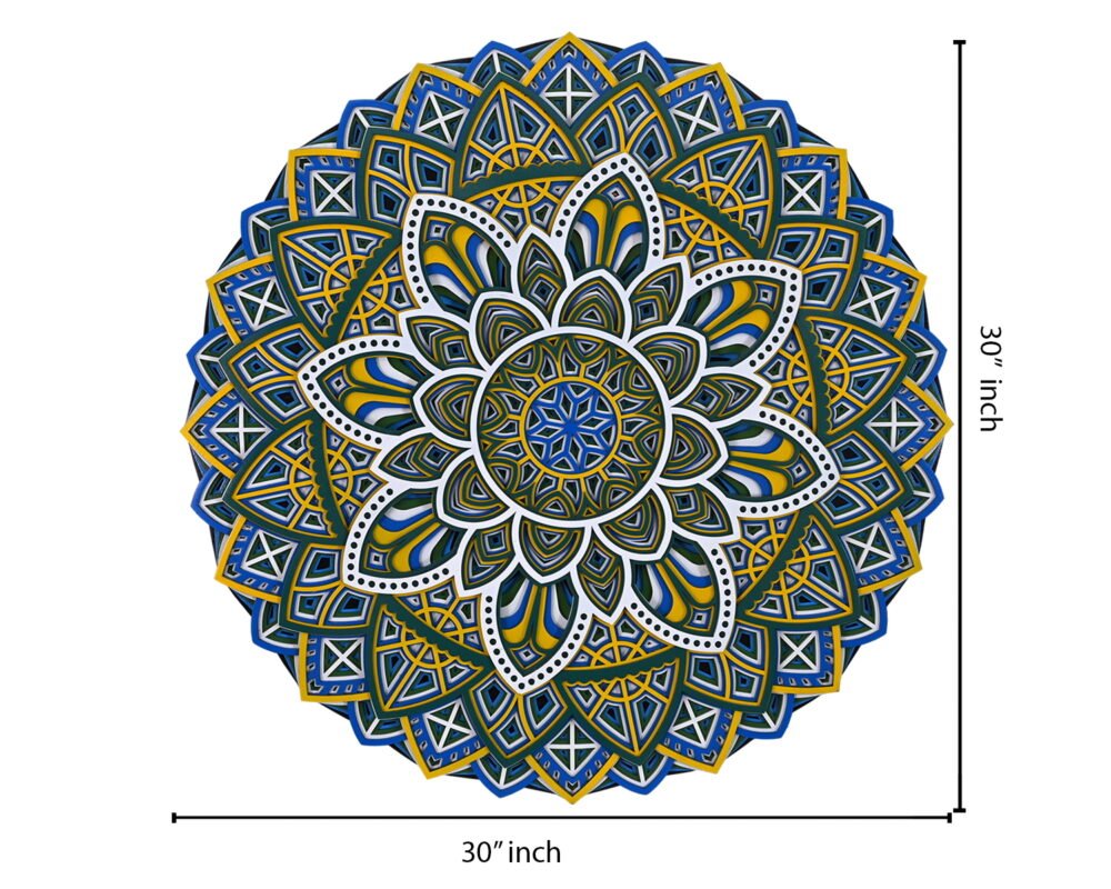 Aura of Colours Antique Wall Art - Image 8