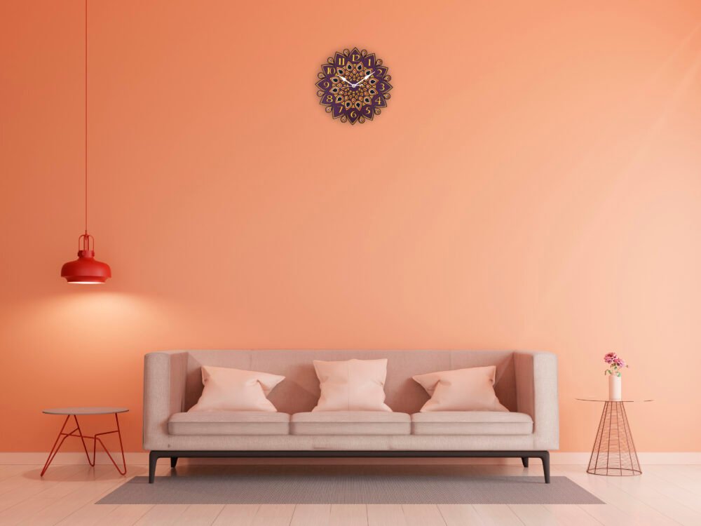 Floral Eternity Antique Wall Clock - Image 13