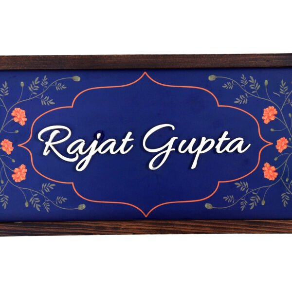 Rajat Gupta Name Plate