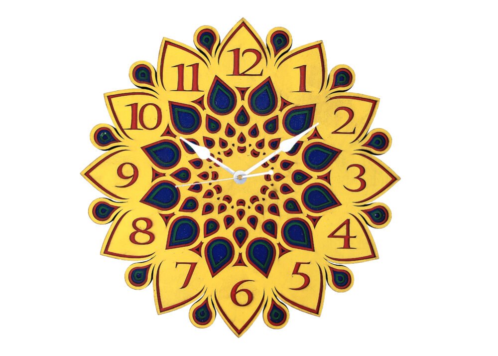 Floral Eternity Antique Wall Clock - Image 9