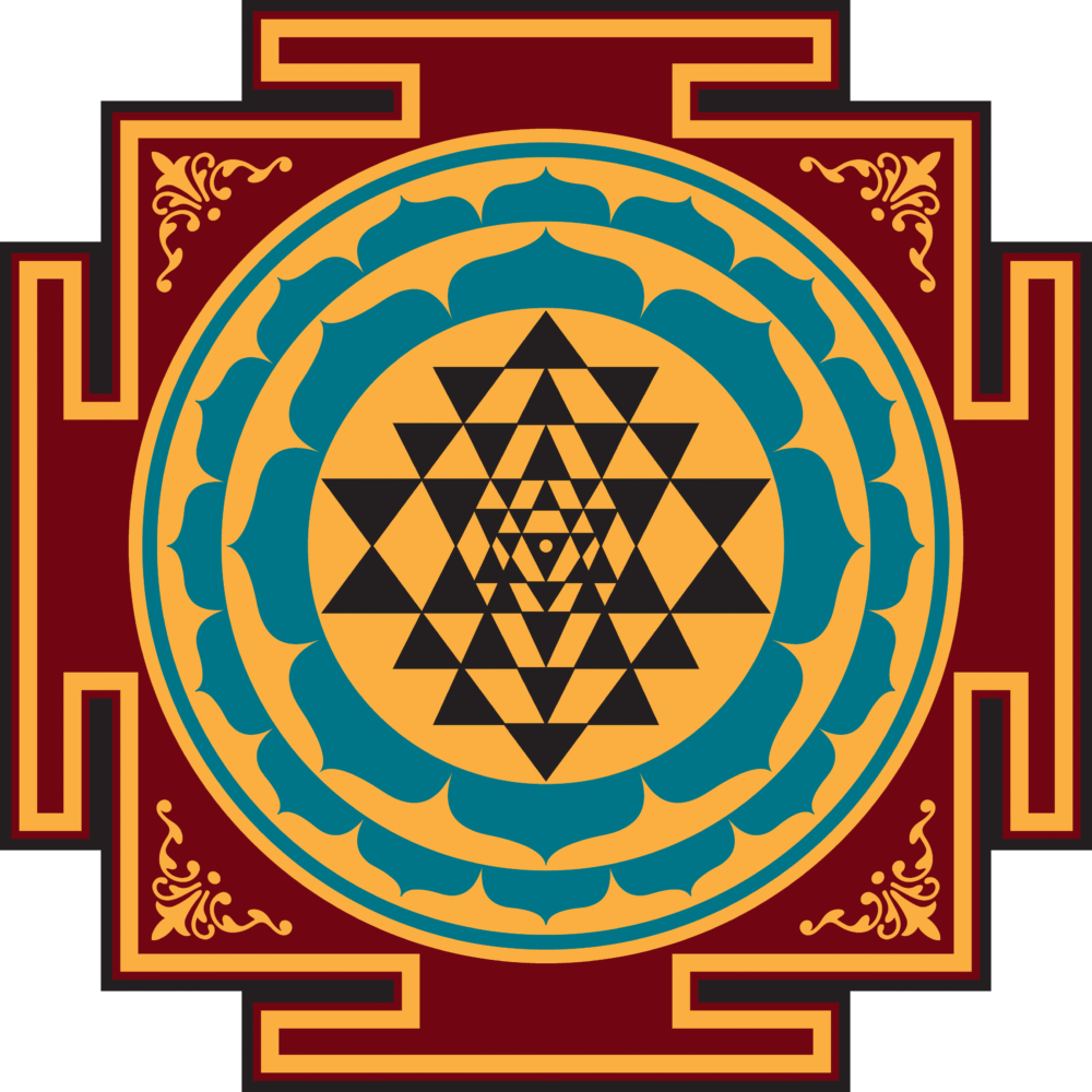 Shree Yantra Antique Wall Art