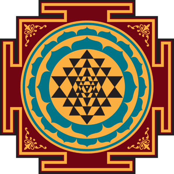 Shree Yantra Antique Wall Art