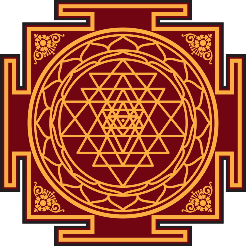 Shree Yantra Antique Wall Art - Image 5