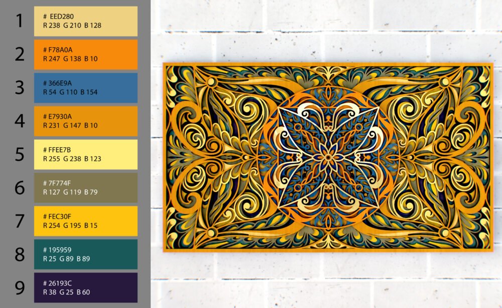Surma River Antique Wall Art