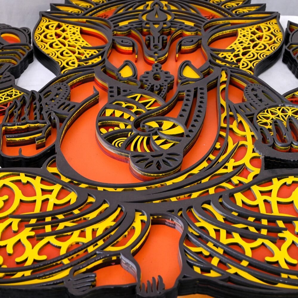 Lord Ganesha  Antique Wall Art - Image 5